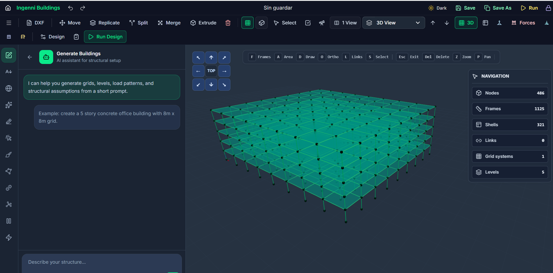 Modelado con Inteligencia Artificial en Ingenni Buildings